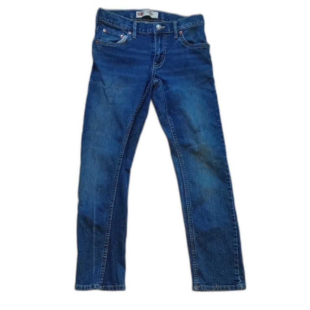 Kids Size 12 Levi's Classic 511 Slim Boys Straight Leg Blue Jeans Medium Wash